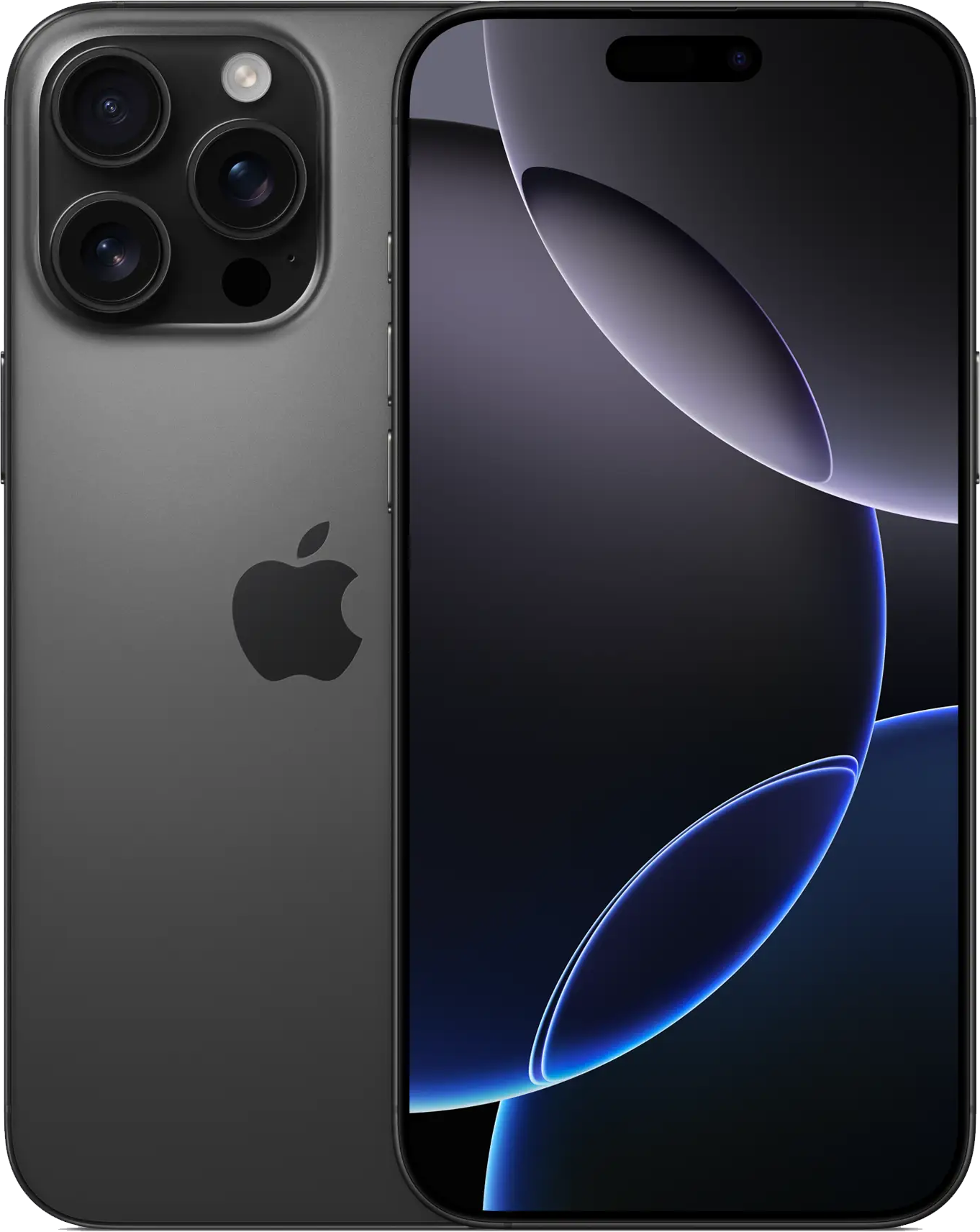 Apple iPhone 16 Pro Max Black titanium front