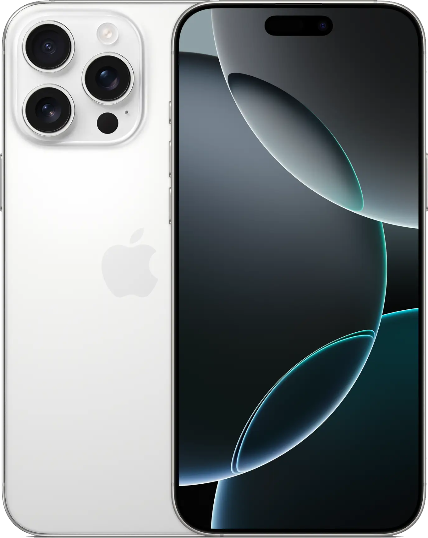 Apple iPhone 16 Pro Max white Titanium front