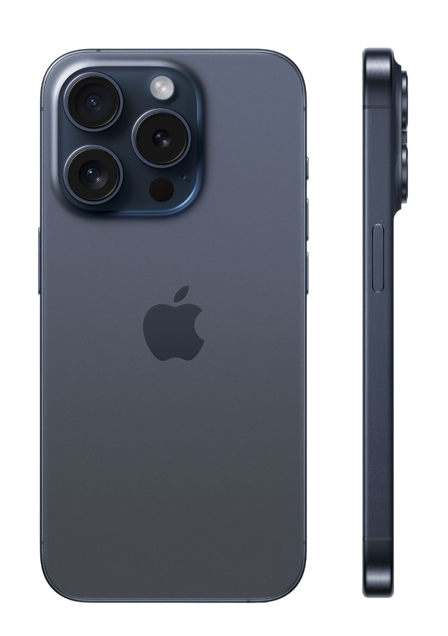 Apple iPhone 15 Pro Blue Side