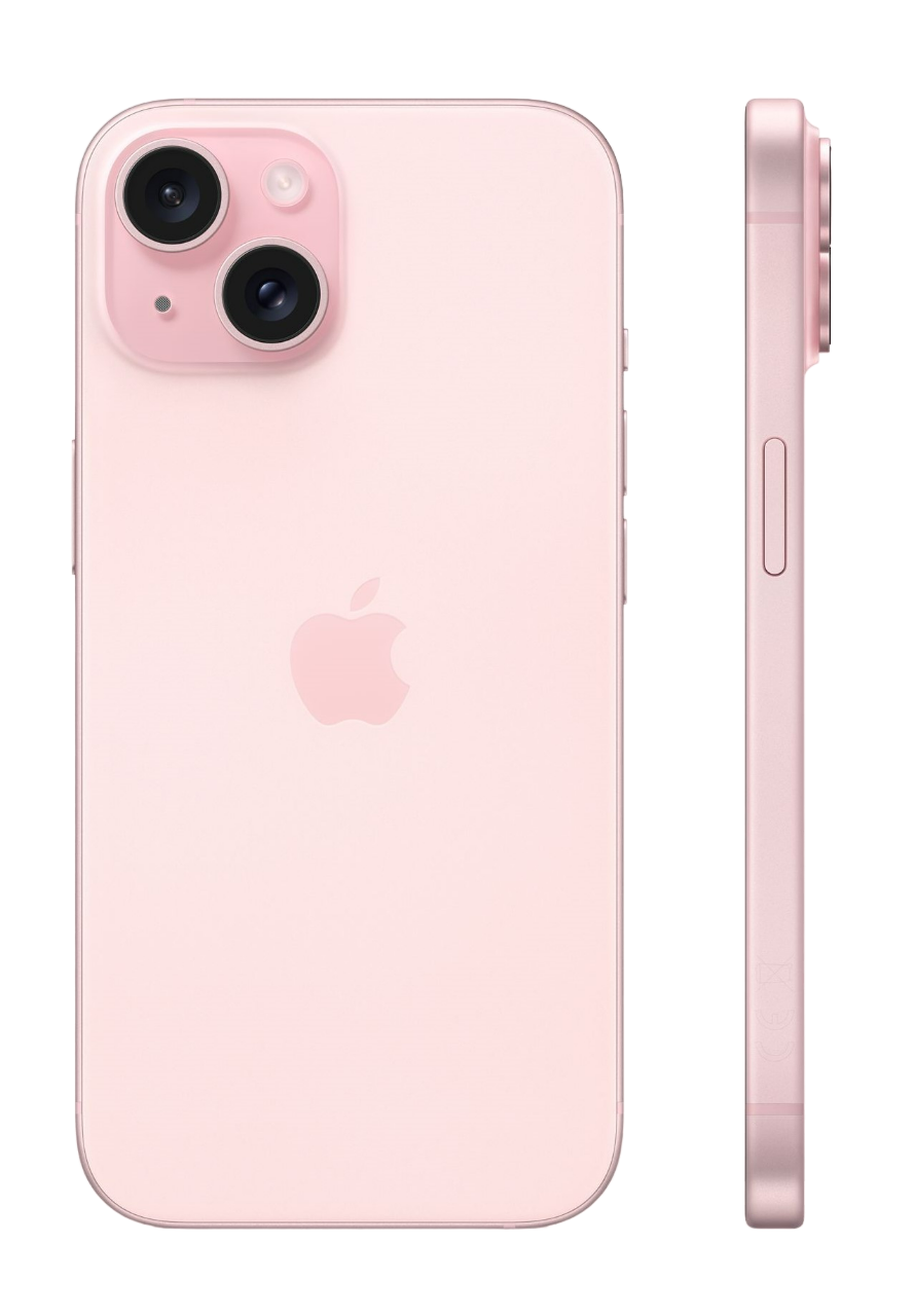 Apple iPhone 15 Plus Pink Side