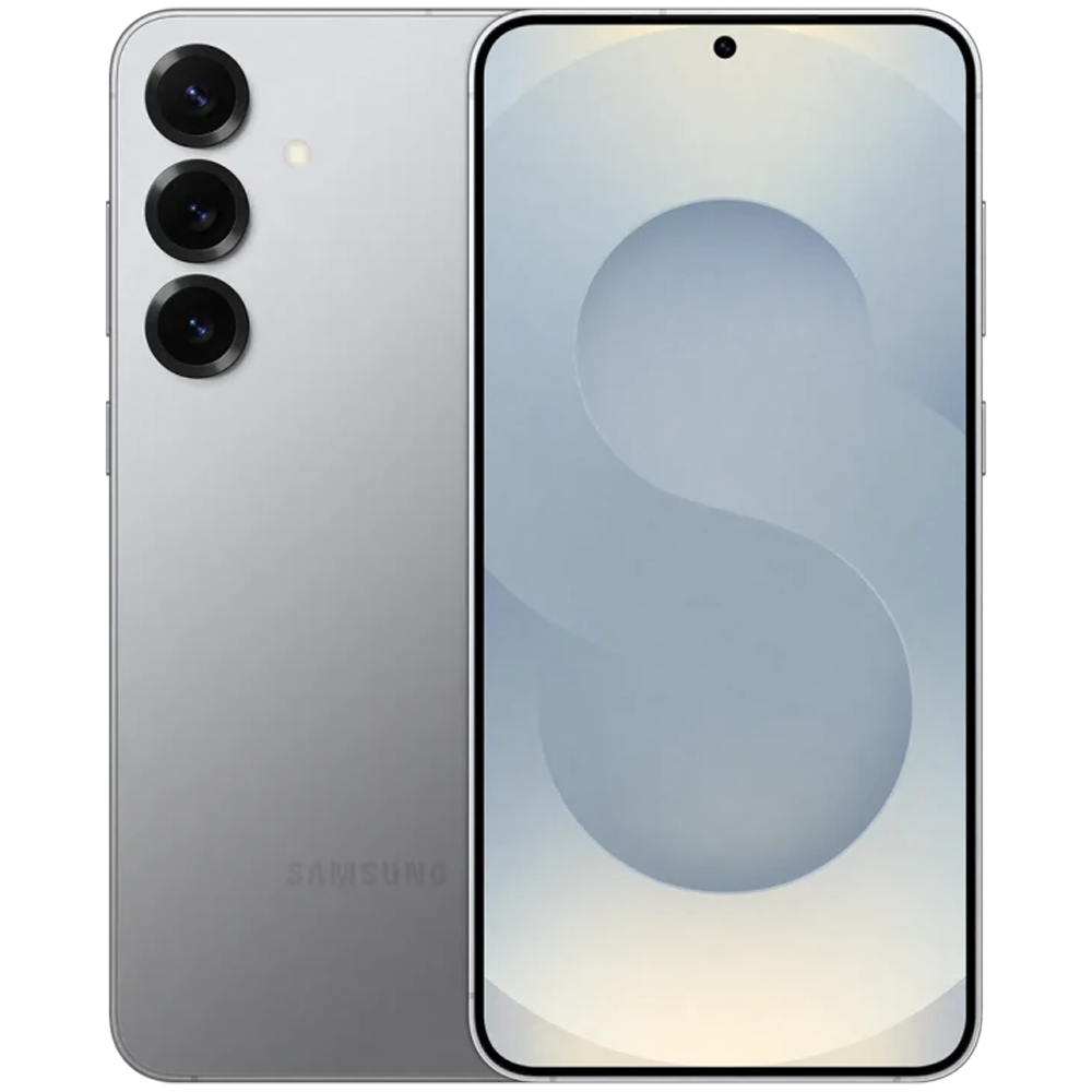 Samsung Galaxy S25 silver shadow front