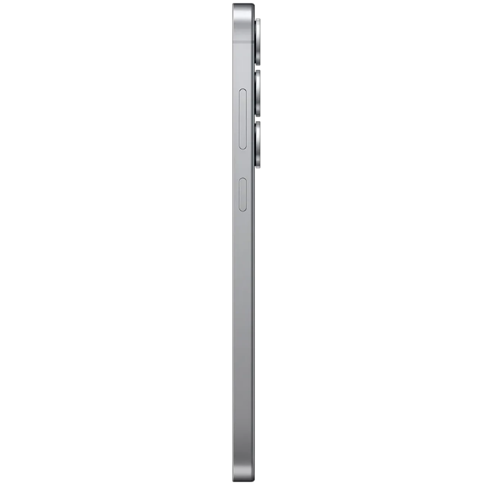 Samsung Galaxy S25 silver shadow side