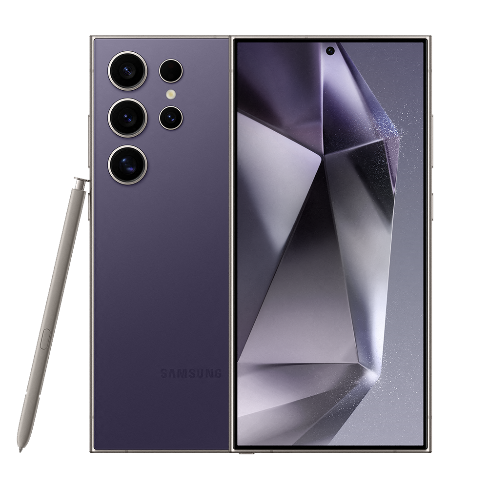 Samsung Galaxy S24 Ultra titanium violet front