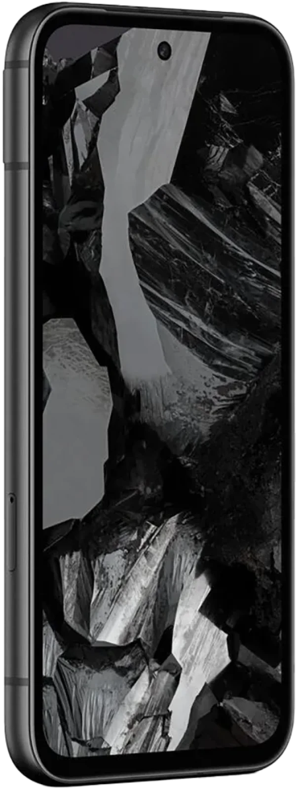 Google Pixel 8a obsidian side