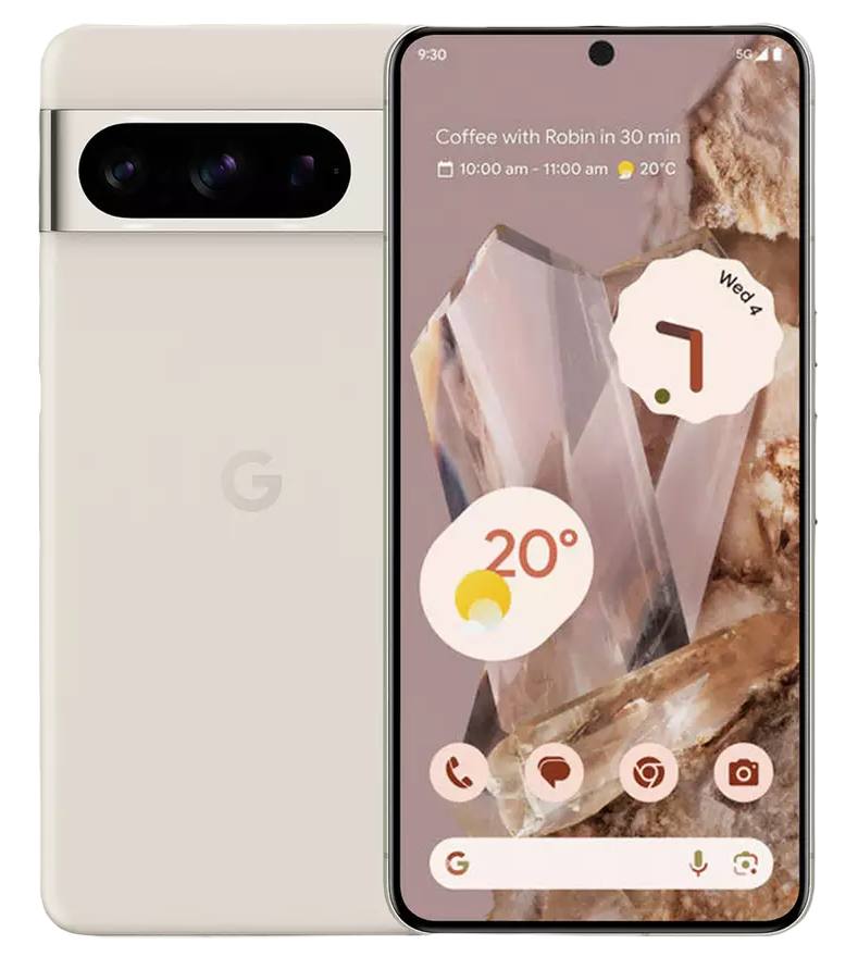 Google Pixel 8 pro porcelain front