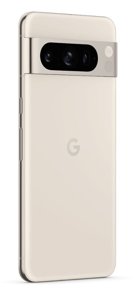 Google Pixel 8 pro porcelain side