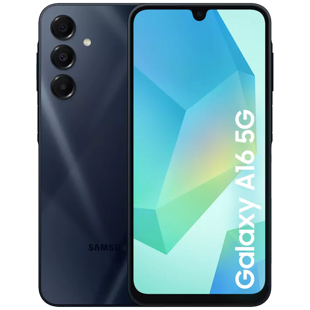 Samsung Galaxy A16 5G blue black front