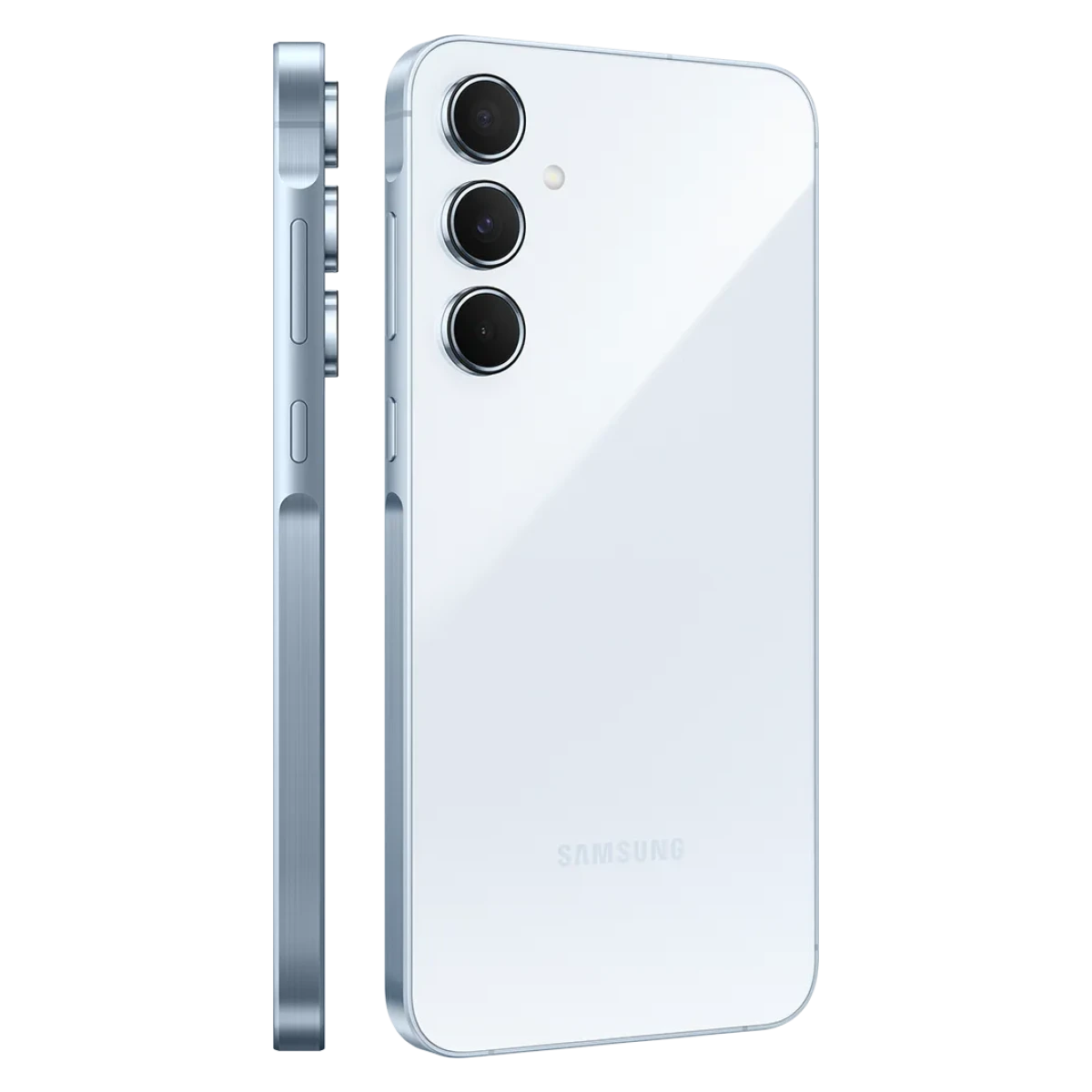 Samsung Galaxy A55 5G Awesome Ice Blue side